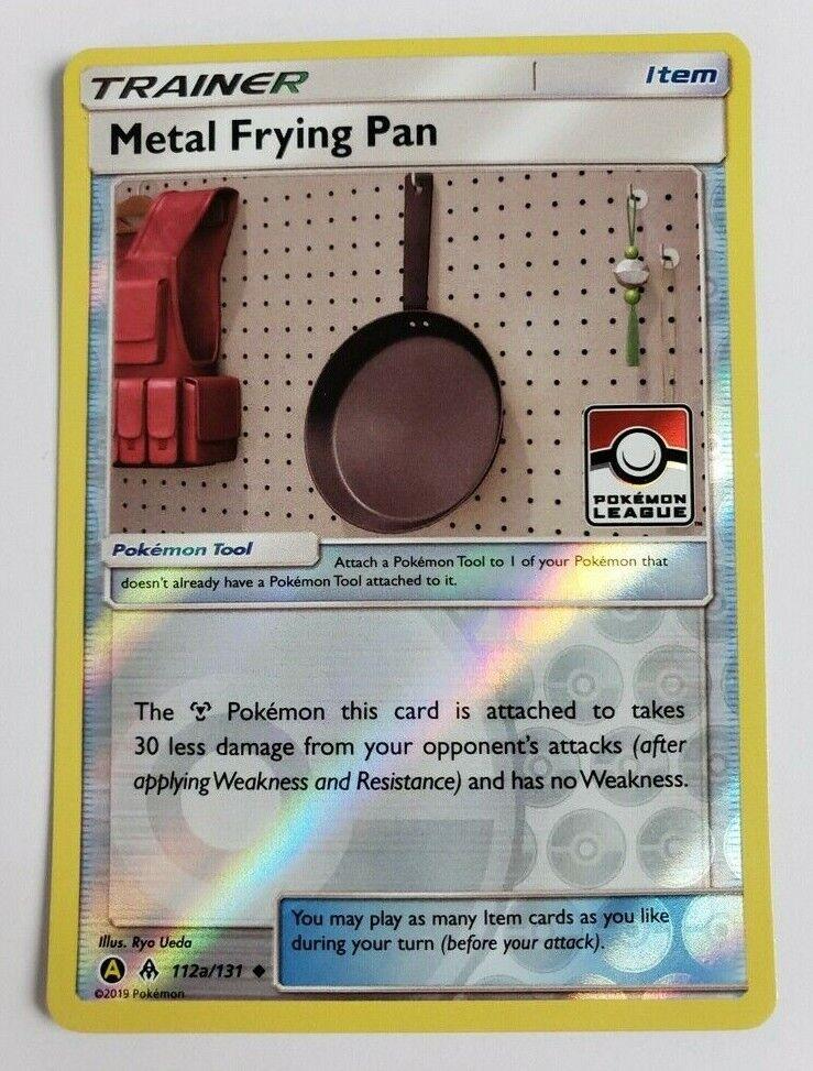 Forbidden Light Metal Frying Pan [League] Pokémon card